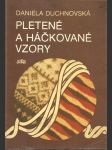 Pletené a háčkované vzory - náhled