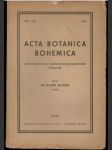 Acta Botanica Bohemica - náhled