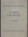 Vnitřní lékařství IV. vydání - náhled