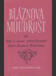 Bláznova moudrost - náhled