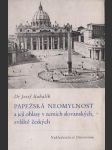 Papežská neomylnost a její ohlasy v zemích slovanských, zvláště českých - náhled