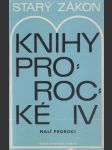 Knihy prorocké IV - náhled