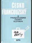 Francouzsko-český a česko-francouzský slovník - náhled