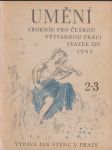 Umění, svazek XIV, sešit 2–3 - náhled