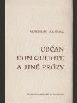 Občan Don Quijote a jiné prózy - náhled