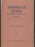 Americké verše z doby válečné [1914-1919] - náhled