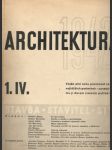 Architektura, ročník IV. (1942) - náhled