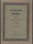 Záhada rodu - náhled