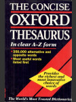 The Concise Oxford Thesaurus - náhled