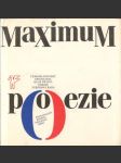 Maximum poezie - náhled