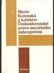 Československé právo sociálního zabezpečení - náhled