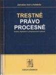 Trestné právo procesné - náhled