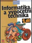 Informatika a výpočetní technika pro střední 1 díl školy - náhled