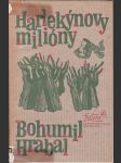 Harlekýnovy miliony - Bohumil Hrabal - náhled