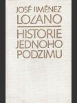 Historie jednoho podzimu - náhled