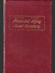 Přehledné dějiny české literatury. Jan V. Novák. Vydáno 1922. - náhled