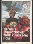 Není římského lidu Loukotková Jarmila - náhled