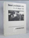 Deset pražských dnů: 17.-27. listopad 1989 - náhled