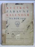 Kulíkův zábavný kalendář na rok 1930 - náhled