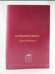 Literární menu - náhled