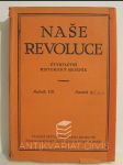 Naše revoluce - Čtvrtletní historický sborník, ročník VII., svazek 1, 2, 3, 4 - náhled