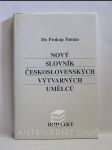 Nový slovník československých výtvarných umělců - Dodatky - náhled