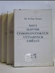 Nový slovník československých výtvarných umělců I-II + Dodatky - náhled