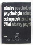 Otázky psychologie schopností žáků - náhled