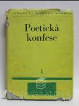 Poetická konfese - náhled