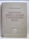 Určování semen a plodů v zemědělské praxi - náhled