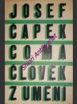 Co má člověk z umění a jiné úvahy o umění z let 1911 - 1937 - čapek josef - náhled