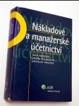 Nákladové a manažerské účetnictví - náhled