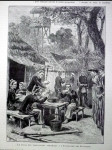 Oceloryt paříž 1889 le repas des tirailleurs annamites - náhled