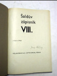 F. x. šaldův zápisník viii. - náhled