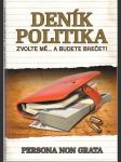 Deník politika - Zvolte mě... a budete brečet! - náhled