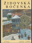 Židovská ročenka  5753 (1993) - náhled