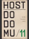 Host do domu  11/ 1964 - Kritika - literatura - umění - náhled