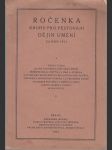 Ročenka Kruhu pro pěstování dějin umění za rok 1923 - náhled