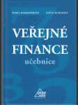 Veřejné finance - Učebnice - náhled