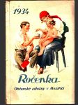 Ročenka Občanské záložny v Meziříčí 1934 - náhled