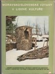 Moravsko-slovenské vztahy v lidové kultuře - Sborník Valašského muzea v přírodě v Rožnově pod Radhoštěm - náhled