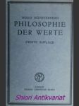 Philosophie der Werte. Grundzüge einer Weltanschauung - MÜNSTERBERG Hugo - náhled