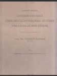 Untersuchungen uber den Lichtwechsel Alterer Veranderlichen Sterne I+II - náhled