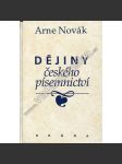 Dějiny českého písemnictví [česká literatura, historie české literatury] - náhled