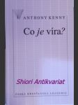 Co je víra ? - kenny antony (anthony ) - náhled