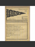 Fronta, ročník X., číslo 32/1938 - náhled