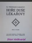 Hoře duše lékařovy - karafiát ferdinand - náhled