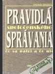 Pravidlá spoločenského správania - Čo sa patrí a čo nie - náhled