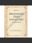 Bibliografie české linguistiky za léta 1945-50 - náhled