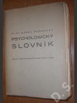 Psychologický slovník - náhled